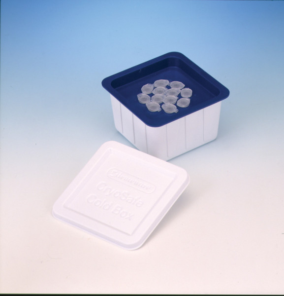 SP Bel-Art Cryo-Safe Cold Box; For 1.5ml Tubes,12 Places, Plastic, 4.6 x 4.6 x 2.8 in.