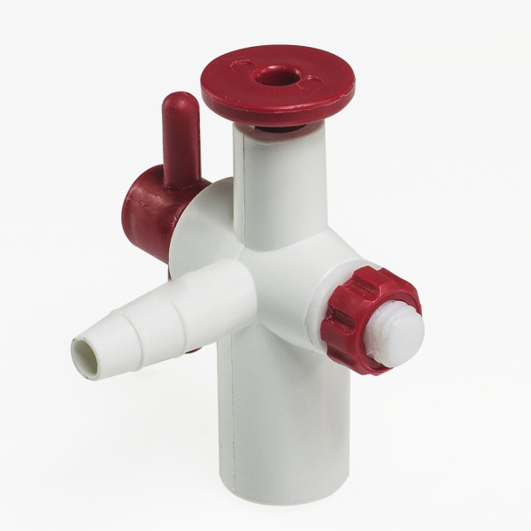 SP Bel-Art Polypropylene Stopcock with PTFE Plug;