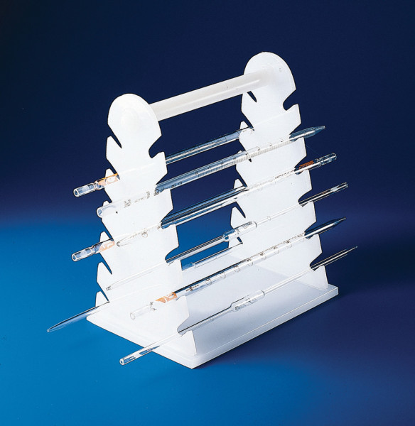 SP Bel-Art Pipette Support Rack; 22cm and Longer,12 Places, 9½ x 7 x 11½ in., Polyethylene