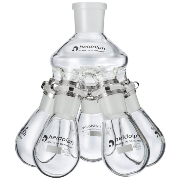 Heidolph Spinne mit 5 Kolben (à 50 ml) NS 29/32
