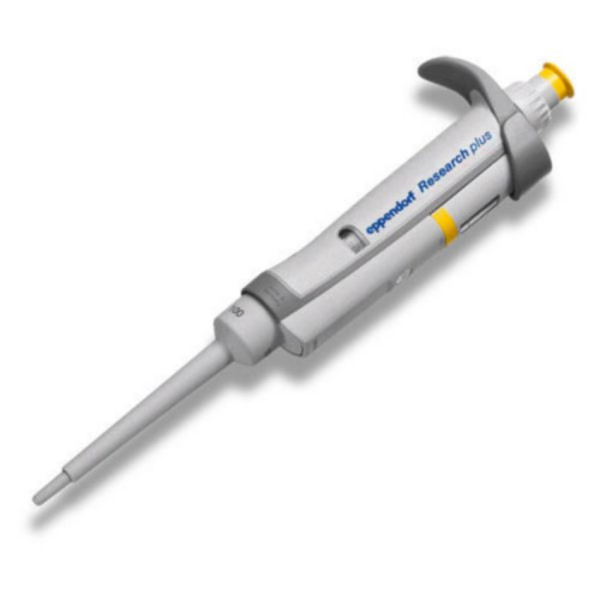 Eppendorf Research® plus, single-channel, variable, 10 – 100 µL, yellow