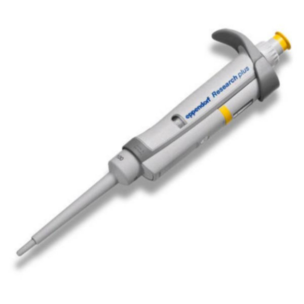 Eppendorf Research® plus, Einkanal, variabel, 10  100 µL, gelb