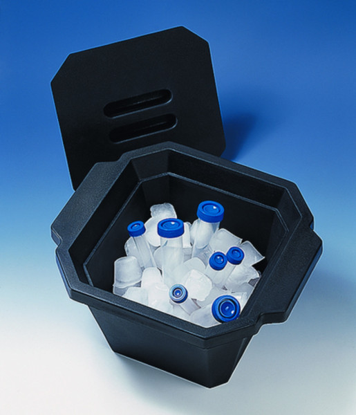 BRAND Kühlbehälter, mit Deckel, PE-Schaum, Inhalt 4,5l, stapelbar