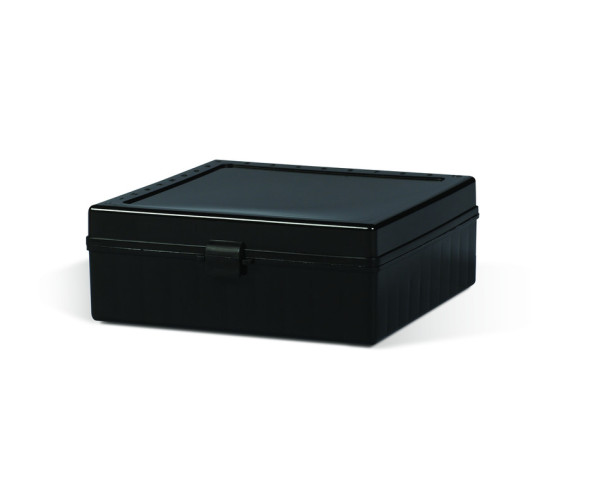 SP Bel-Art 100-Place Plastic Freezer StorageBoxes; Opaque Black (Pack of 5)