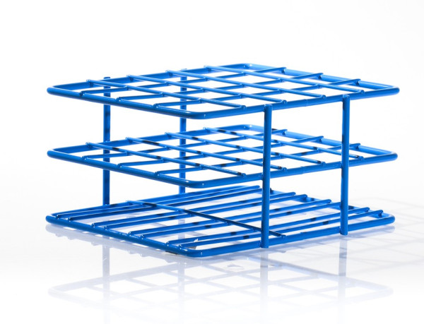 SP Bel-Art Poxygrid Half-Size Test Tube Rack;For 16-20mm Tubes, 20 Places, Blue