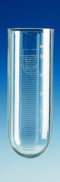 BRAND Centrifuge tube, PC, round, 100 ml, diameter 45 mm, height 98 mm, graduation, subd. 1 ml