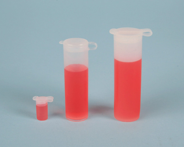 SP Bel-Art Sample 3.73ml Polyethylene Vials withCaptive Closure (Pack of 12)