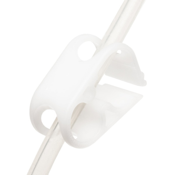 SP Bel-Art Acetal Mid-Range Plastic TubingClamps; For ? to 7/16 in. O.D. Tubing (Pack of 12)