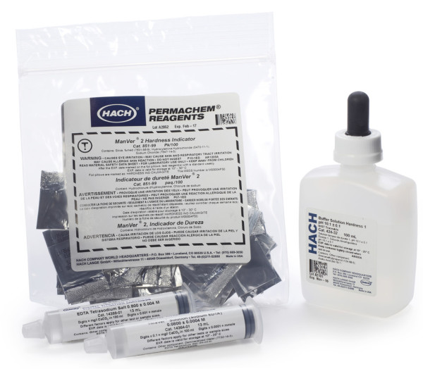 Hach Reagent set, hardness (total), digital titrator, full range