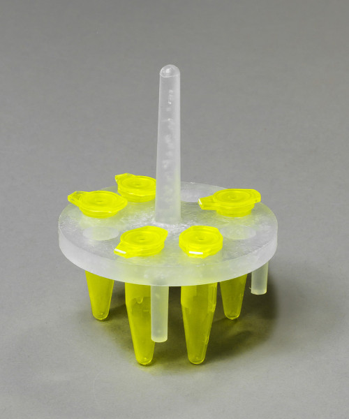 SP Bel-Art ProCulture Round Microcentrifuge Floating Bubble Rack; For 1.5ml Tubes, 8 Places, Fits in