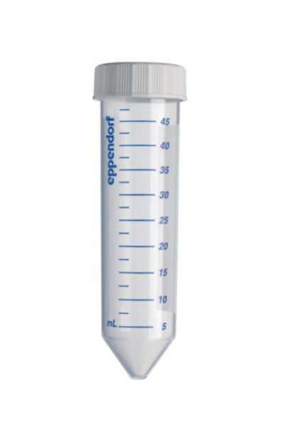 Eppendorf Conical Tubes, 50 mL, Sterile, pyrogen-, DNase-, RNase-, human and bacterial DNA-free, colorless, 500 tubes