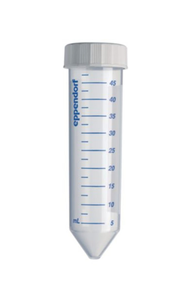 Eppendorf Conical Tubes, 50 mL, sterile, pyrogen-, DNase-, RNase- und DNA-frei, farblos, 500 Tubes