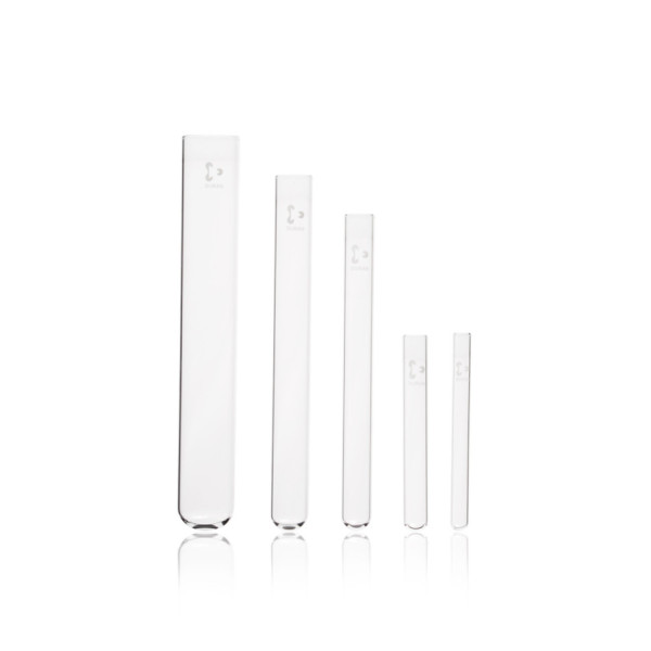 DWK DURAN® test tube without beaded rim, 8 x 70 mm, 2 ml