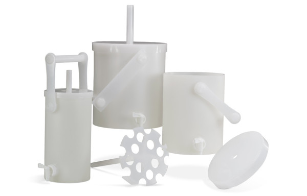 SP Bel-Art Plastic Churn Sample Splitter; 4Liter, 6½ in. D x 12 in. H