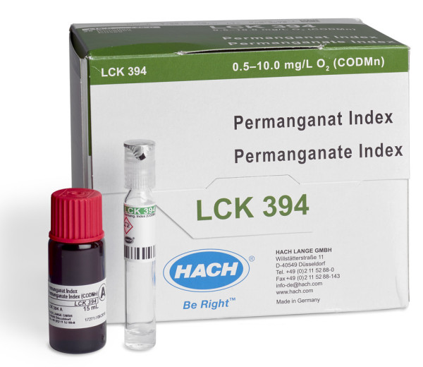 Hach Küvetten-Test Permanganat-Index 0,5 - 10 mg/L O2, 25 Bestimmungen