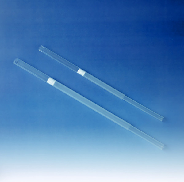 BRAND Telescopic filling tube for Dispensette® S / S Organic / seripettor® pro, nominal volume 25, 50 and 100 ml as well as Titrette®, FEP, 250-480 mm