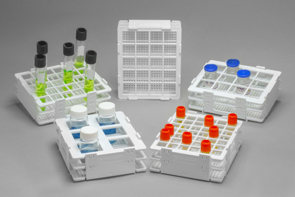 SP Bel-Art No-Wire Bottle and Vial Rack; For 25-