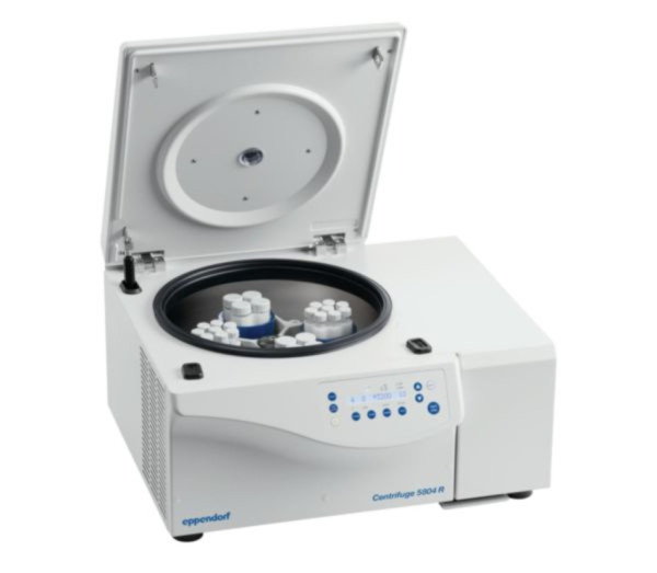 Eppendorf Centrifuge 5804 R (EU-IVD), keypad, refrigerated, with Rotor S-4-72 incl. adapters for 15/50 mL conical tubes, 230 V/50 – 60 Hz