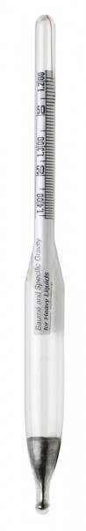 SP Bel-Art, H-B DURAC 1.400/2.000 Specific Gravity and 41/70 Degree Baume Dual Scale Hydrometer for
