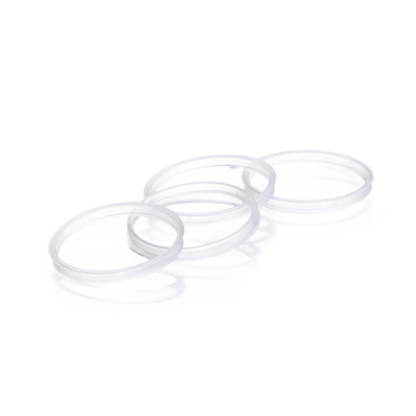 DWK Premium pouring ring, GL 45, made of TpCH260, temp. resistant -196 to +260°C, without colorants, USP/FDA standard conformity, for DURAN® laboratory glass bottles with DIN thread