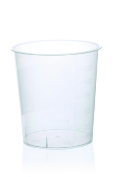 BRAND Urine beaker, PP, 125 ml, without lid