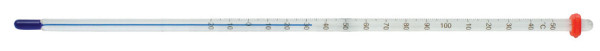 SP Bel-Art, H-B DURAC Plus Calibrated Liquid-In- Glass Laboratory Thermometer; -50 to 50C, TotalImmersion, Organic Liquid Fill