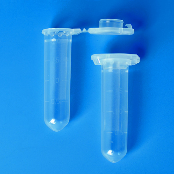 BRAND Disposable microtubes, PP, 2.0 ml, BIO-CERT® PCR QUALITY, transparent, with lid locking