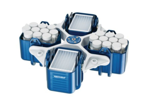 Eppendorf Rotor S-4x1000 plate/tube buckets, aerosoldicht, inkl. Plate/Tube-Bechern für: Centrifuge