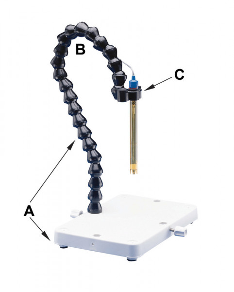 SP Bel-Art Multi-Purpose Flexible Arm Stand withWeighted Base