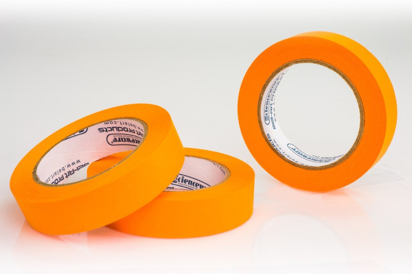 SP Bel-Art Write-On Orange Label Tape; 40ydLength, 1 in. Width, 3 in. Core (Pack of 3)