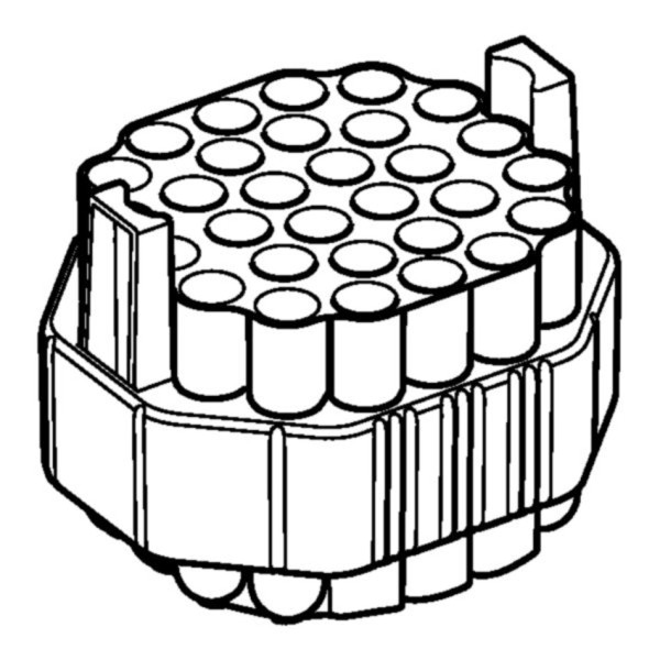 Eppendorf Adapter, for 30 round-bottom tubes 4 mL – 8 mL, for Rotor S-4xUniversal, 2 pcs.
