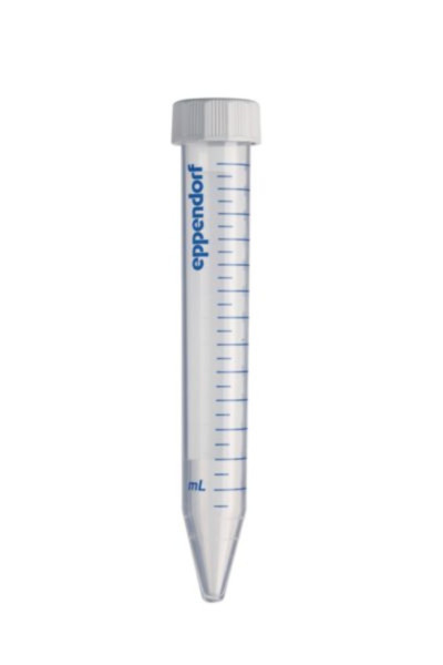 Eppendorf Conical Tubes, 15 mL, Sterile, pyrogen-, DNase-, RNase-, human and bacterial DNA-free, colorless, 500 tubes