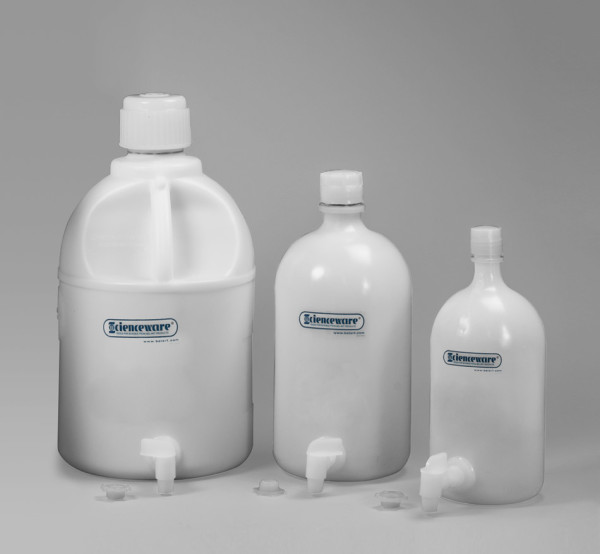 SP Bel-Art Polyethylene Carboys with Spigot; 8Liters (2 Gallons)