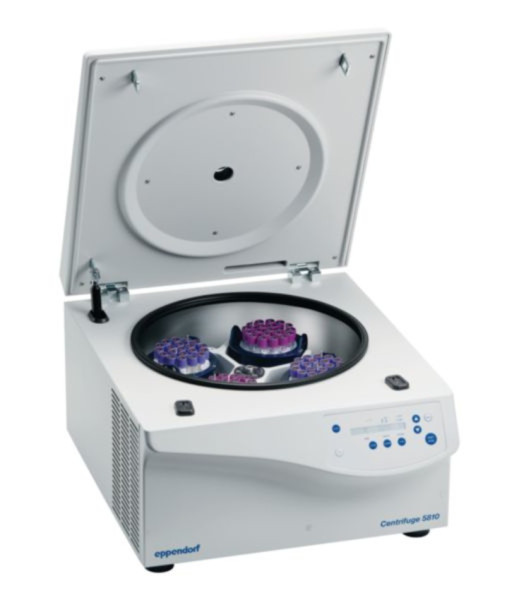 Eppendorf Centrifuge 5810, Folientastatur, nicht gekühlt, mit Rotor S-4-104 inkl. Adaptern für 13/16