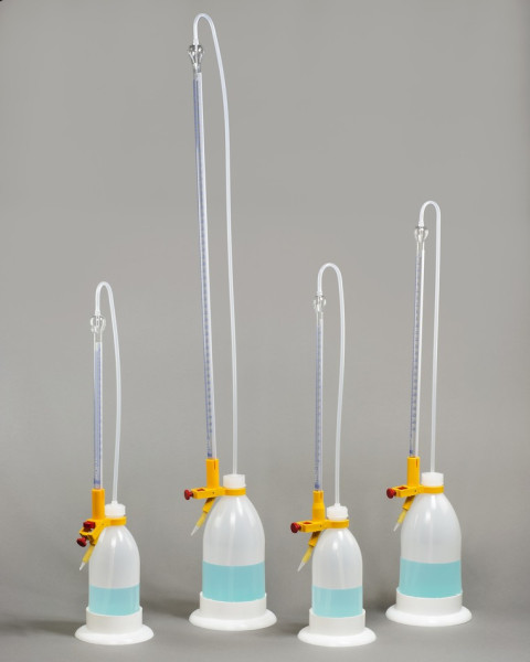 SP Bel-Art Glass 15ml Automatic Burette; 500mlReservoir