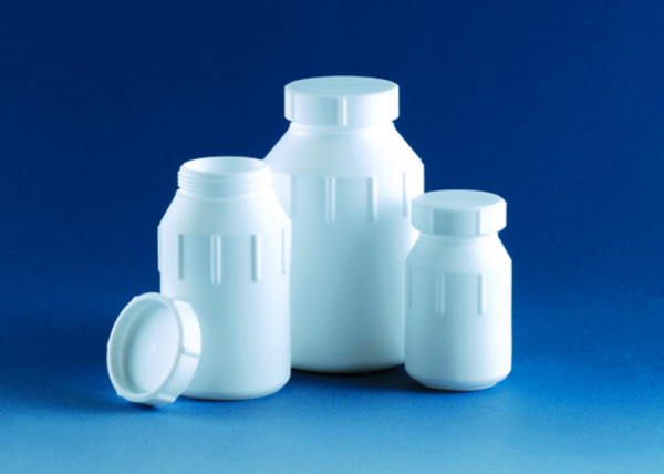BRAND Flasche, PTFE, Weithals, 1000 ml, HalsInnendurchmesser 57 mm, mit Schraubverschluss