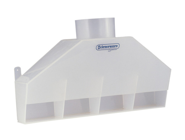 SP Bel-Art Tapered Rear Exhaust PolypropyleneFume Hood; 24 x 12 in.