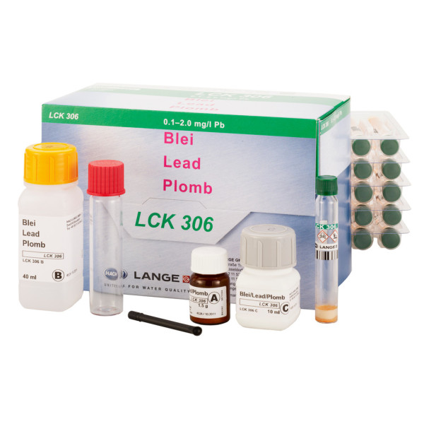 Hach Blei Küvetten-Test 0,1-2,0 mg/L Pb, 25 Bestimmungen