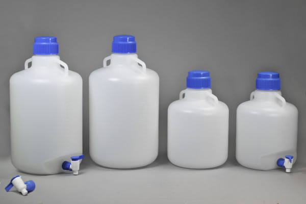 SP Bel-Art Autoclavable Polypropylene Carboywithout Spigot; 10 Liters (2.6 Gallons)