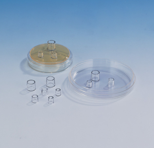 SP Bel-Art Sterile Cloning Cylinders; 8.5mm Top x9.5mm Bottom O.D., Plastic (Pack of 50)