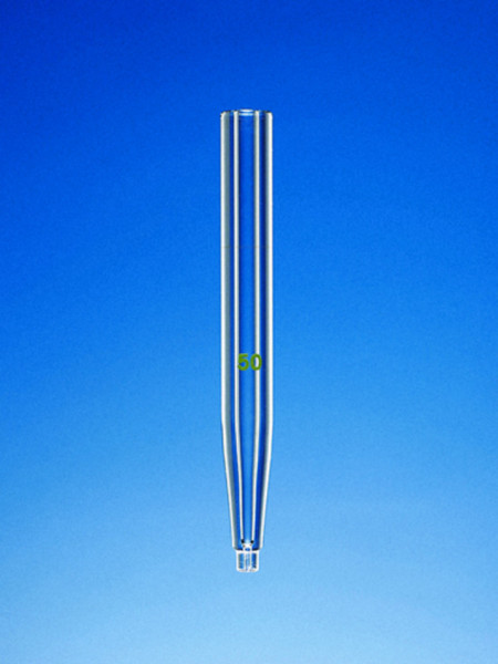 BRAND Spare burette tip for compact- and automatic burette, 50 ml, Boro 3.3, clear glass