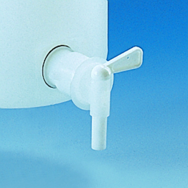 BRAND Stopcock, PP, 3/4'' connection, for storage- / aspirator bottles and drums