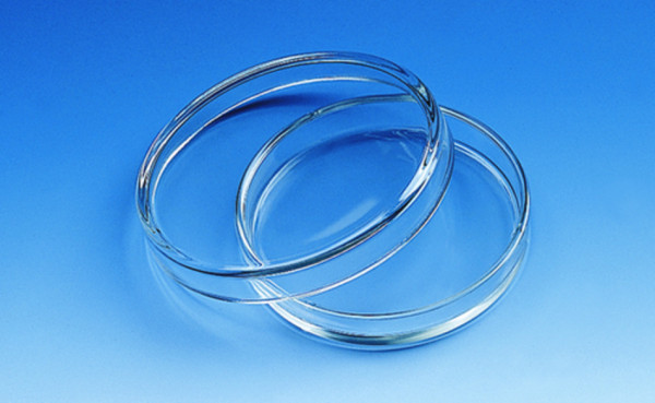 BRAND Petrischale, Natron-Kalk-Glas, Deckel-Durchmesser80 mm, Höhe Unterteil 15 mm