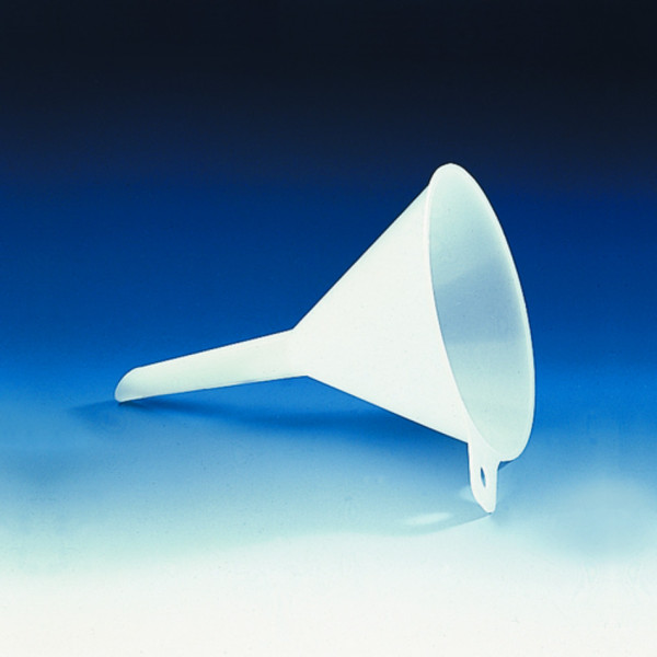 BRAND Funnel, PP, outer diameter 120 mm, stem diameter 14 mm, length 90 mm