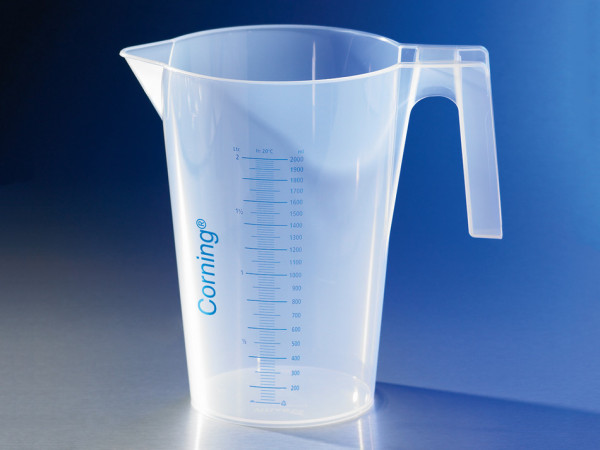 Corning® 250 mL Beaker with Handle and Spout, Polypropylene