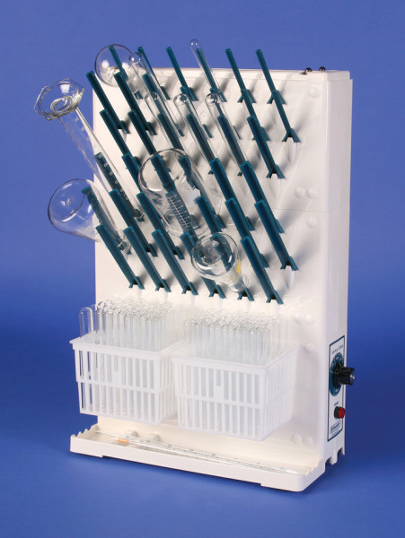 SP Bel-Art Lab-Aire II Polypropylene Single- SidedElectric Benchtop Glassware Dryer; 3 Tier, 120V,16.75 x 7.5 x 22.7 in.
