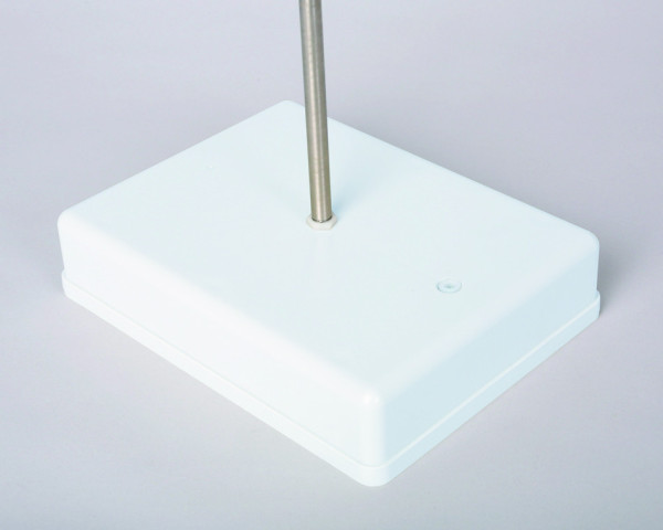 SP Bel-Art Polypropylene Compact Support Stand;8¼ x 6¼ in. x 1¾ in. Base, 3/8 in. x 19¾ in. Rod