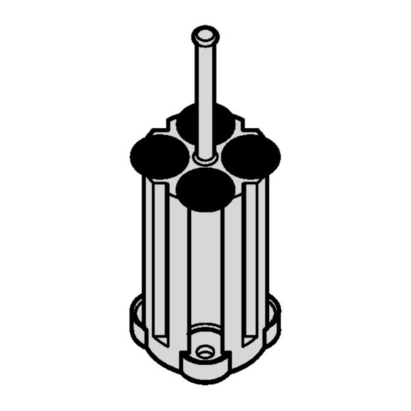 Eppendorf Adapter, for 4 round-bottom tubes 2.6 – 7 mL, 2 pcs.