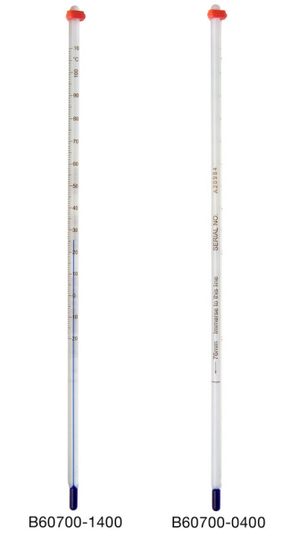 SP Bel-Art, H-B DURAC Plus General PurposeLiquid-In-Glass Laboratory Thermometer; 20 to500F, 76mm Im