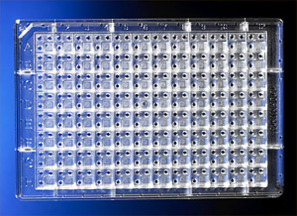 Corning® 96-well COC Protein Crystallization Microplate with 3:1, 1 µL Conical Flat Bottom Crystal C